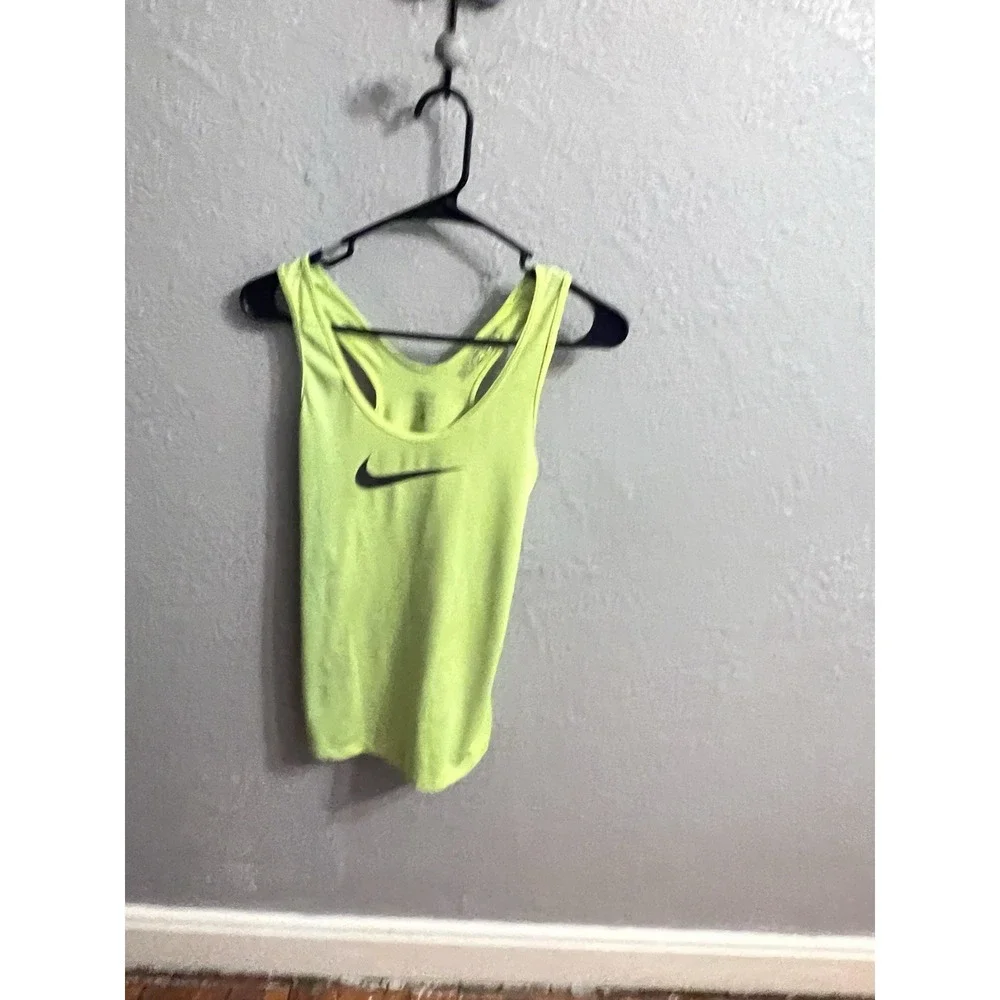 Nike Pro Lime Yellow Tank Top Size‎ Womens Size Small